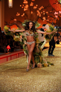 Selita Ebanks in the Victoria's Secret show.