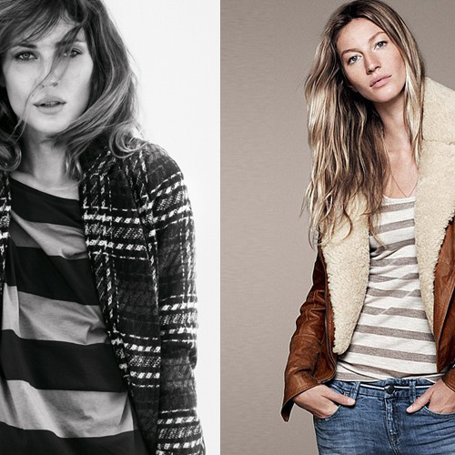 Erin Wasson and Gisele for Esprit.