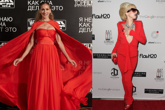 Sarah Jessica Parker; Lady Gaga.