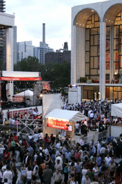 Lincoln Center during fashion week.
