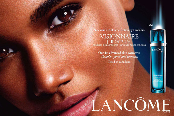 Arlenis Sosa and her shimmery cheekbone.