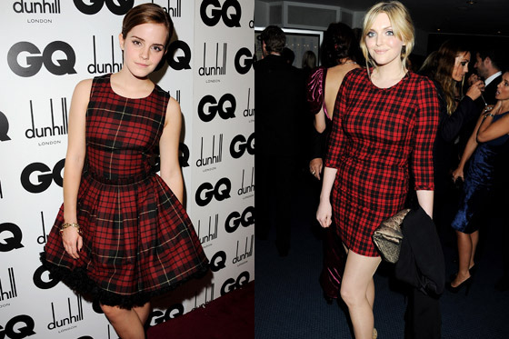 Emma Watson and Sophie Dahl.