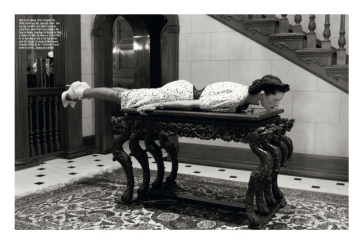Stella Tennant in Italian <em>Vogue</em>.