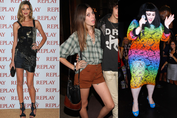 Ana Beatriz Barros, Ruby Aldridge, and Beth Ditto.