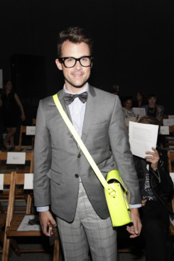 Brad Goreski at Band of Outsiders today.