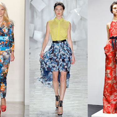 Looks from Peter Som, Jason Wu, and Wes Gordon