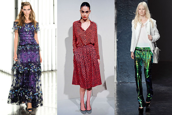 From left: Rodarte; J.Crew; Theyskens' Theory.