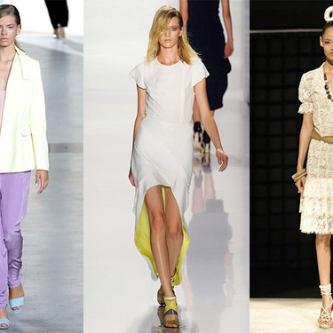 New spring looks from Phillip Lim, J. Mendel, and Douglas Hannant.