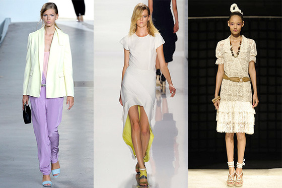New spring looks from Phillip Lim, J. Mendel, and Douglas Hannant.