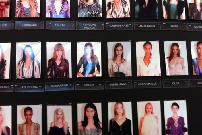 Models wearing what might be Tom Ford.
