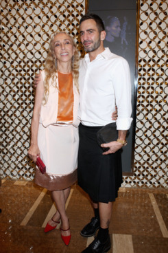 Franca Sozzani and Marc Jacobs.