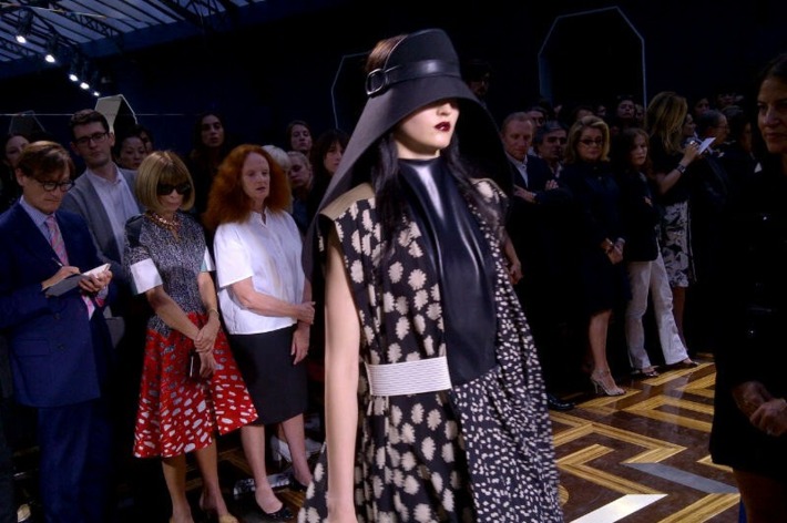 Today's Balenciaga show.