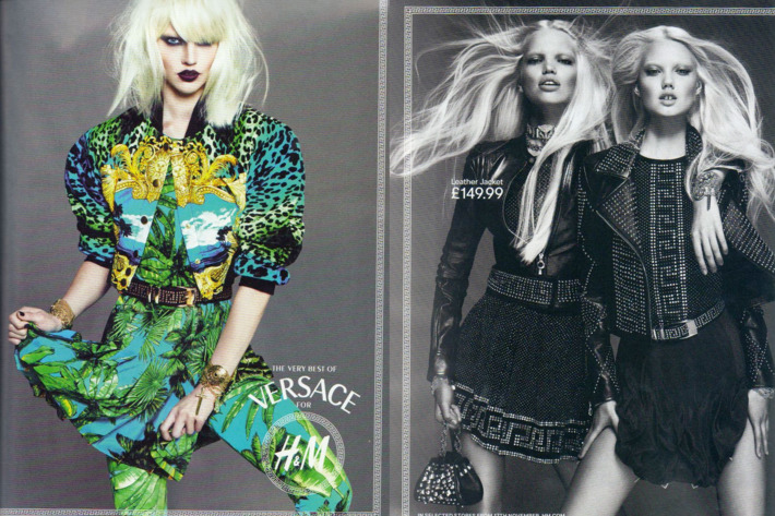 From left: Sasha Pivovarova, Daphne Groeneveld, and Lindsey Wixson.