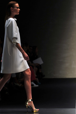 The spring 2012 Gianfranco Ferré show in Milan.