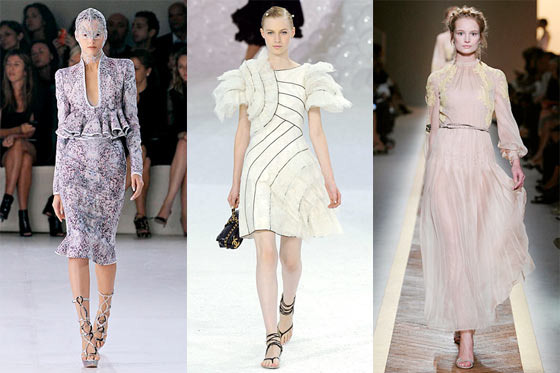 New looks from Alexander McQueen, Chanel, and Valentino.