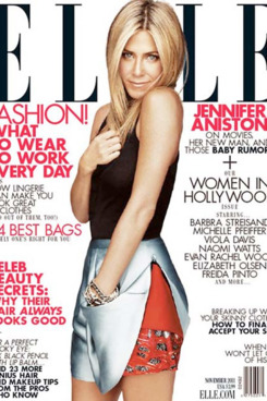 Jennifer Aniston for Elle.