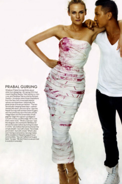 CFDA/Vogue Fashion Fund runner-up Prabal Gurung.