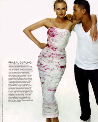 CFDA/Vogue Fashion Fund runner-up Prabal Gurung.