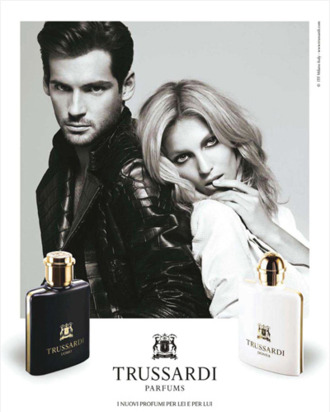 Anja Rubik & Tomaso Trussardi.
