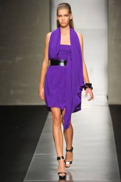 A look from Gianfranco Ferre's spring 2012 collection.