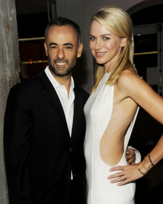 Francisco Costa and Naomi Watts.