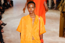 Siad walking Hermès.