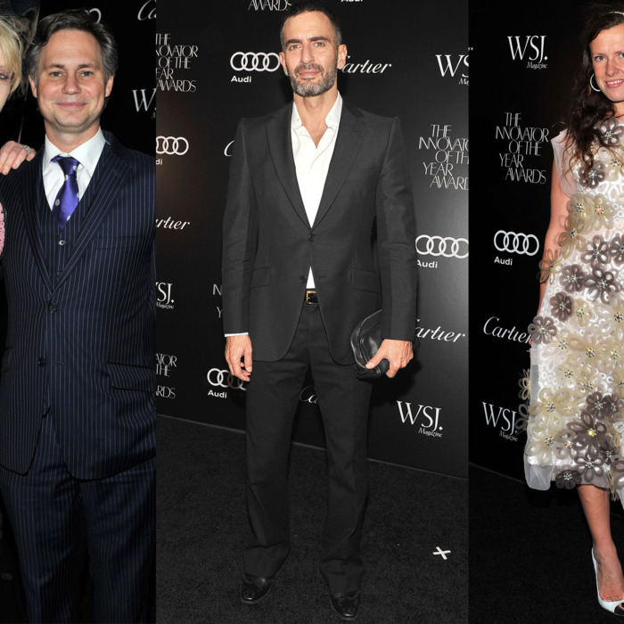Courtney Love, Jason Binn, Marc Jacobs, and Katie Grand.