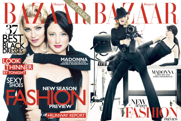 Madonna's new Harper's Bazaar covers.