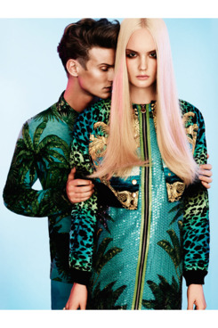 Versace for H&M in 'Rodeo' Magazine