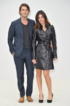 Parents-to-be Robert Konjic and Julia Restoin-Roitfeld.