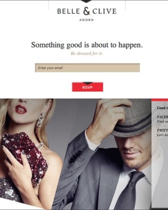 New site Belle & Clive.