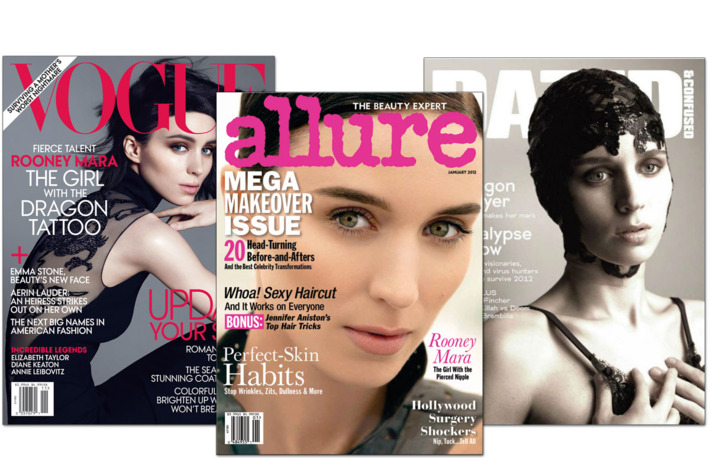 Rooney Mara's recent covers.