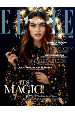<em>Elle</em> Netherlands's December 2011 cover.