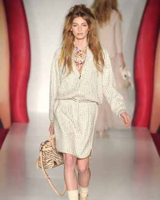 A look from Mulberry's spring 2012 collection.
