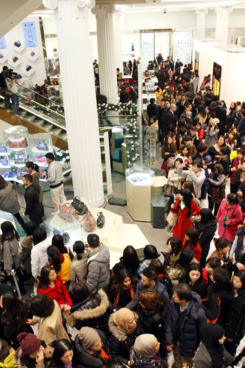 All these shoppers are probably miserable, but you didn't need a study to know that.