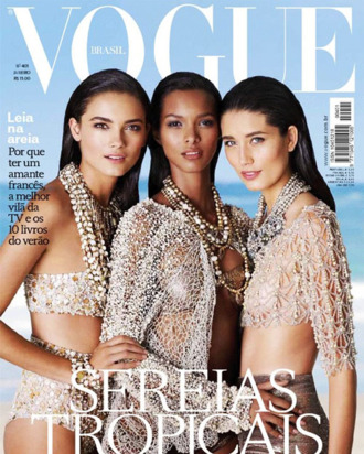 <em>Vogue</em> Brazil's January cover.