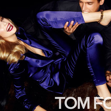Mirte Maas and Mathias Bergh for Tom Ford.