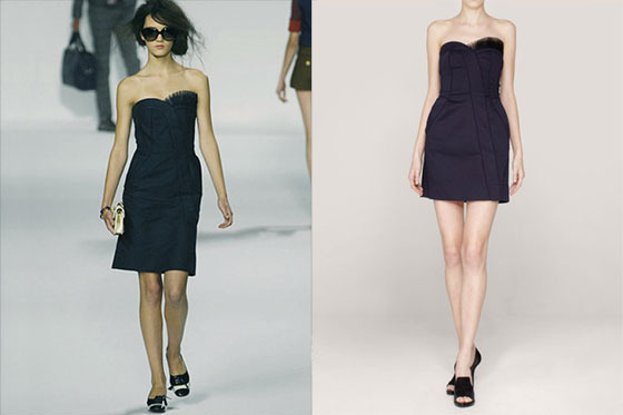 Marc by Marc Jacobs's dress (left) and Taylor Tomasi Hill's dress (right).