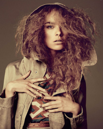 An editorial for <em>Glamour</em> Italy.