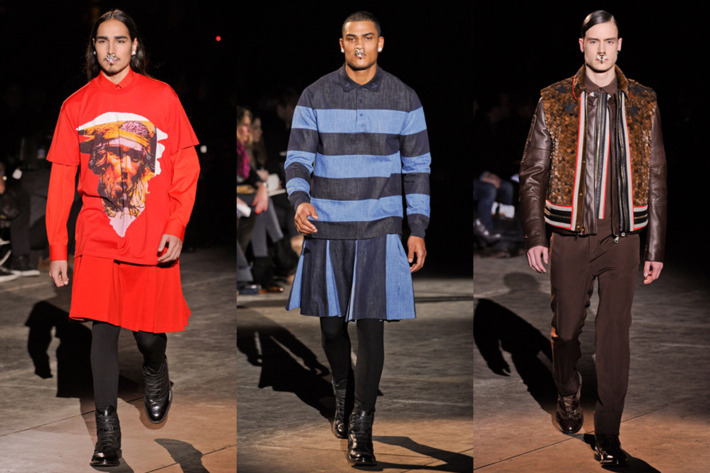Givenchy's fall 2012 menswear.