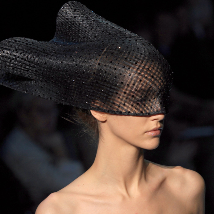A spring 2012 Armani Prive haute couture look.