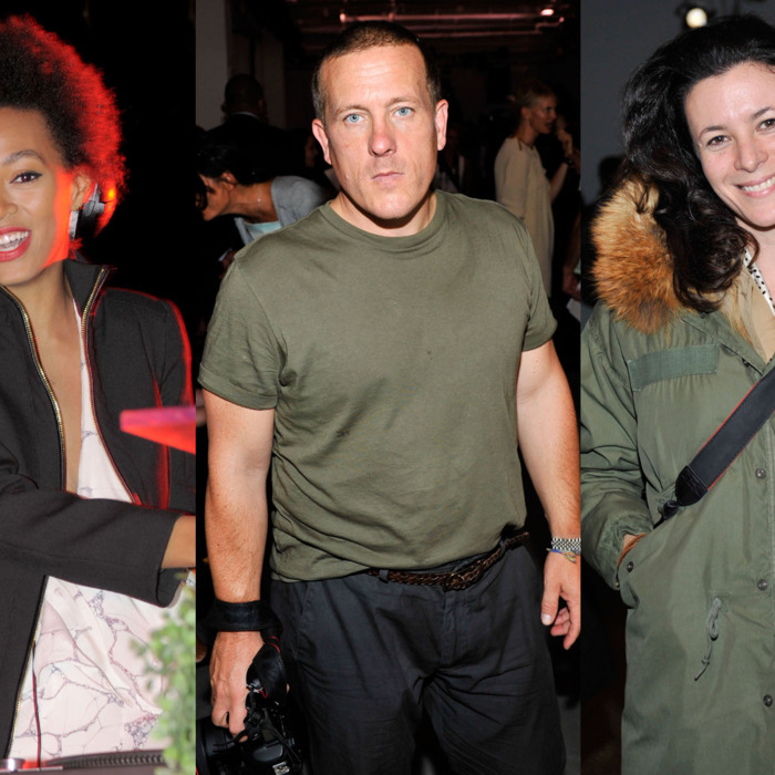 Solange Knowles, Scott Schuman, and Garance Dore.