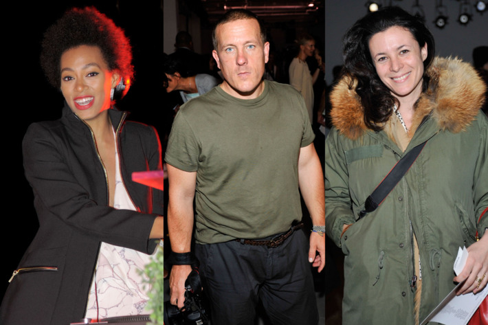 Solange Knowles, Scott Schuman, and Garance Dore.