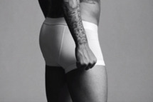 David Beckham in his underwear.