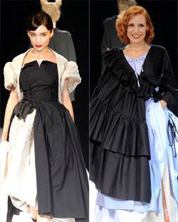 Imagine if Rooney Mara or Jessica Chastain showed up like this.