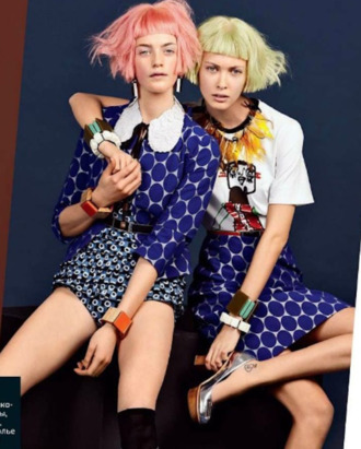 Marni for H&M in Russian <em>Vogue</em>.