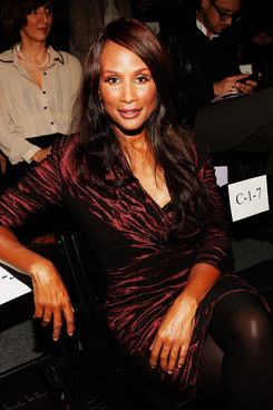 NEW YORK, NY - FEBRUARY 10: Model/actress Beverly Johnson attends the Nicole Miller Fall 2012 fashion show during Mercedes-Benz Fashion Week at The Studio at Lincoln Center on February 10, 2012 in New York City. (Photo by Cindy Ord/Getty Images for Mercedes-Benz Fashion Week)