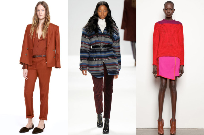 From left: Looks from Jenni Kayne, Richard Chai Love, and M. Patmos