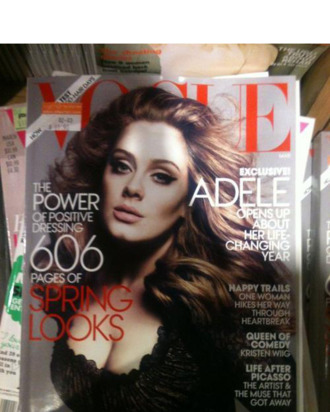 Adele's <em>Vogue</em> cover.