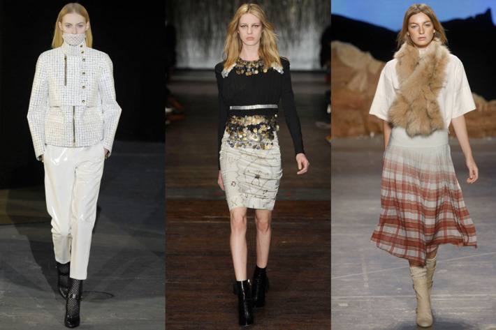 Looks from Alexander Wang, Altuzarra, and Band of Outsiders